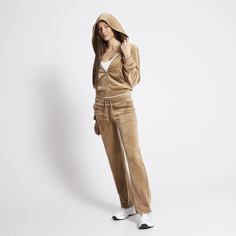 Velour hættetrøje "Ellie"